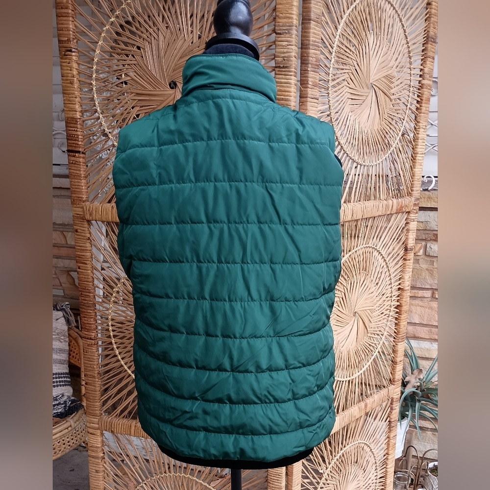 Michael Kors Green Puffer Vest with Gold Buttons_M - Picture 5 of 7